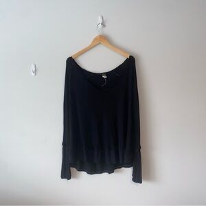 We The Free Black Long Sleeve Tee